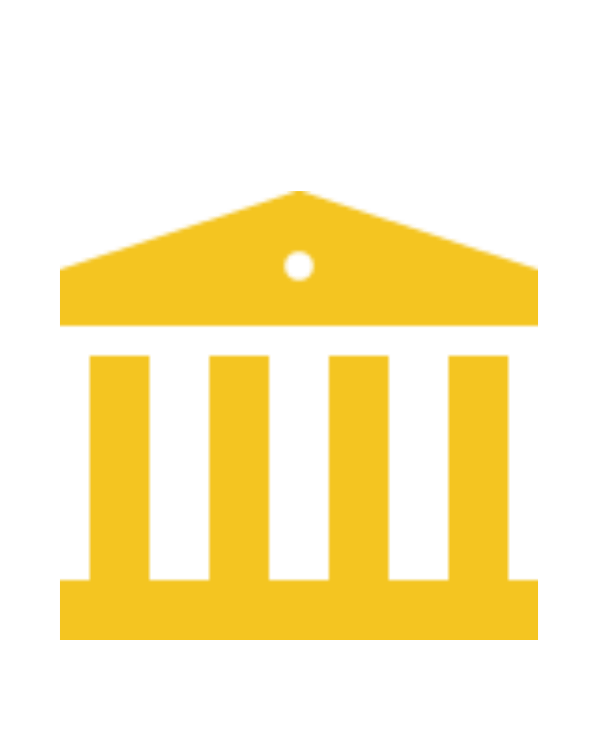 A golden icon of a classical building with pillars, symbolizing financial institutions, banking, and robust business infrastructure for BPO solutions.