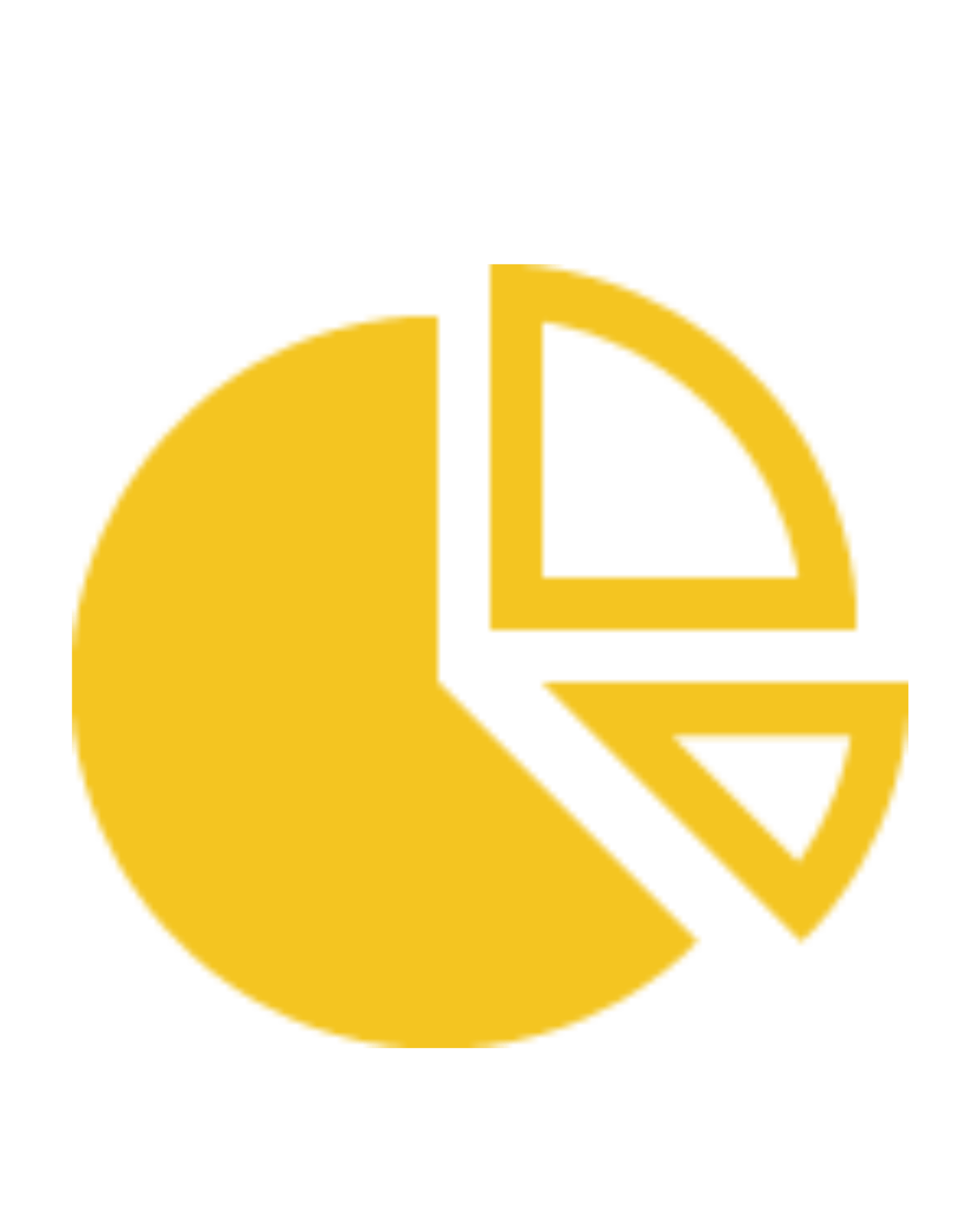 A golden pie chart icon, symbolizing data analysis, financial breakdown, and strategic insights for outsource financial services and debt settlement.